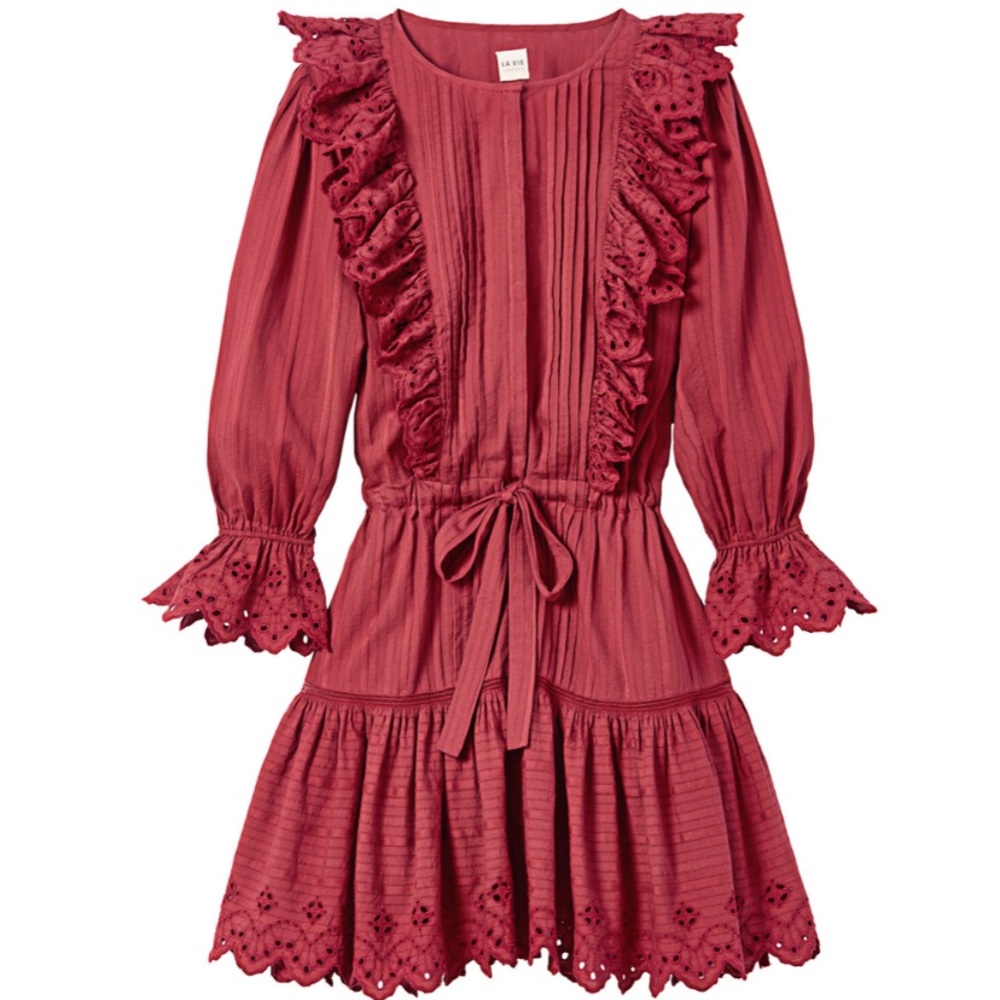 COPY - Rebecca Taylor La Vie Dobby Dress - Picture 2 of 10